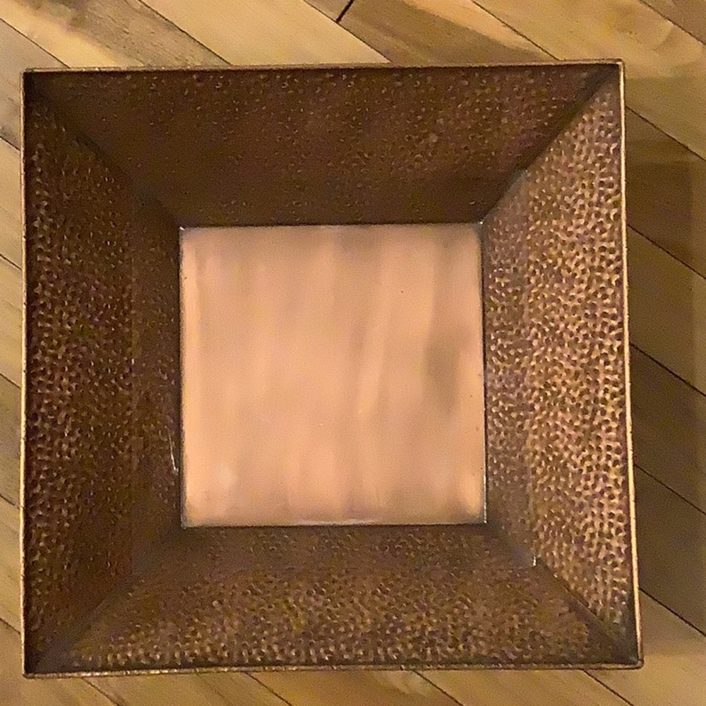 Home Interiors hammered copper coloured bowl